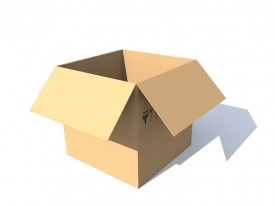 Open Carton Box 3D Object | FREE Artlantis Objects Download